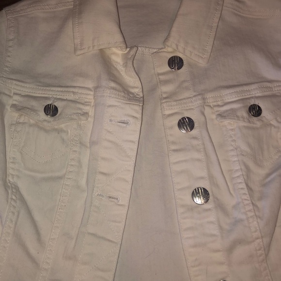White jean jacket - Picture 3 of 3